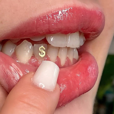 Dollar Sign Zahnschmuck