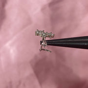 Double Flower Nasenpiercing