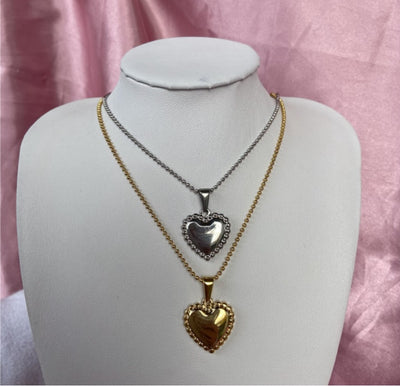 Solid Heart Halskette