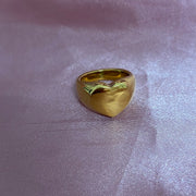Solid Heart Ring