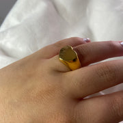 Solid Heart Ring